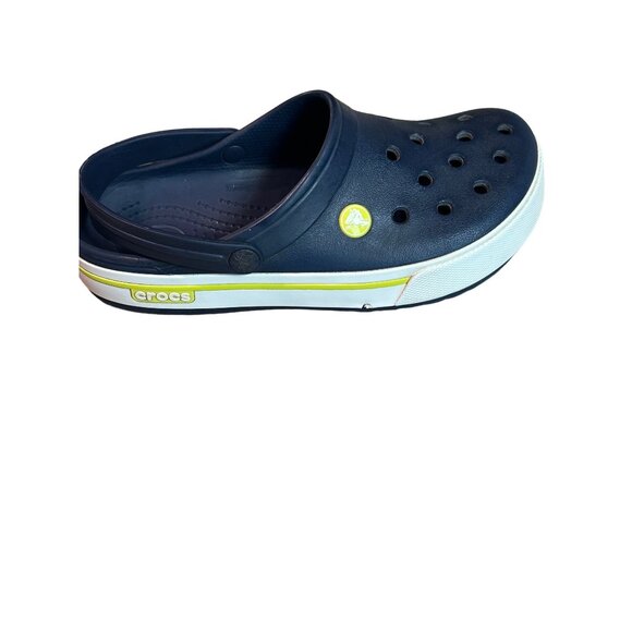 Crocs Men's Size 5 Women's Size 7‎ Navy Slip On Clogs 204537-42K - Picture 3 of 8